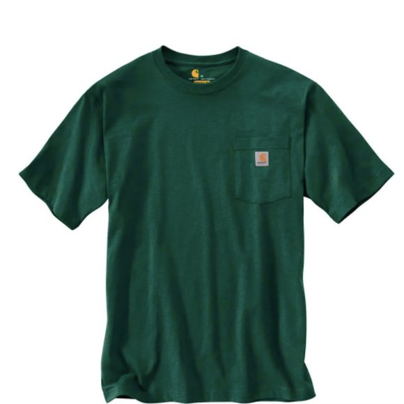 Carhartt Other - Men's Regular Large Hunter Green Cotton Short-Sleeve T-Shirt XL